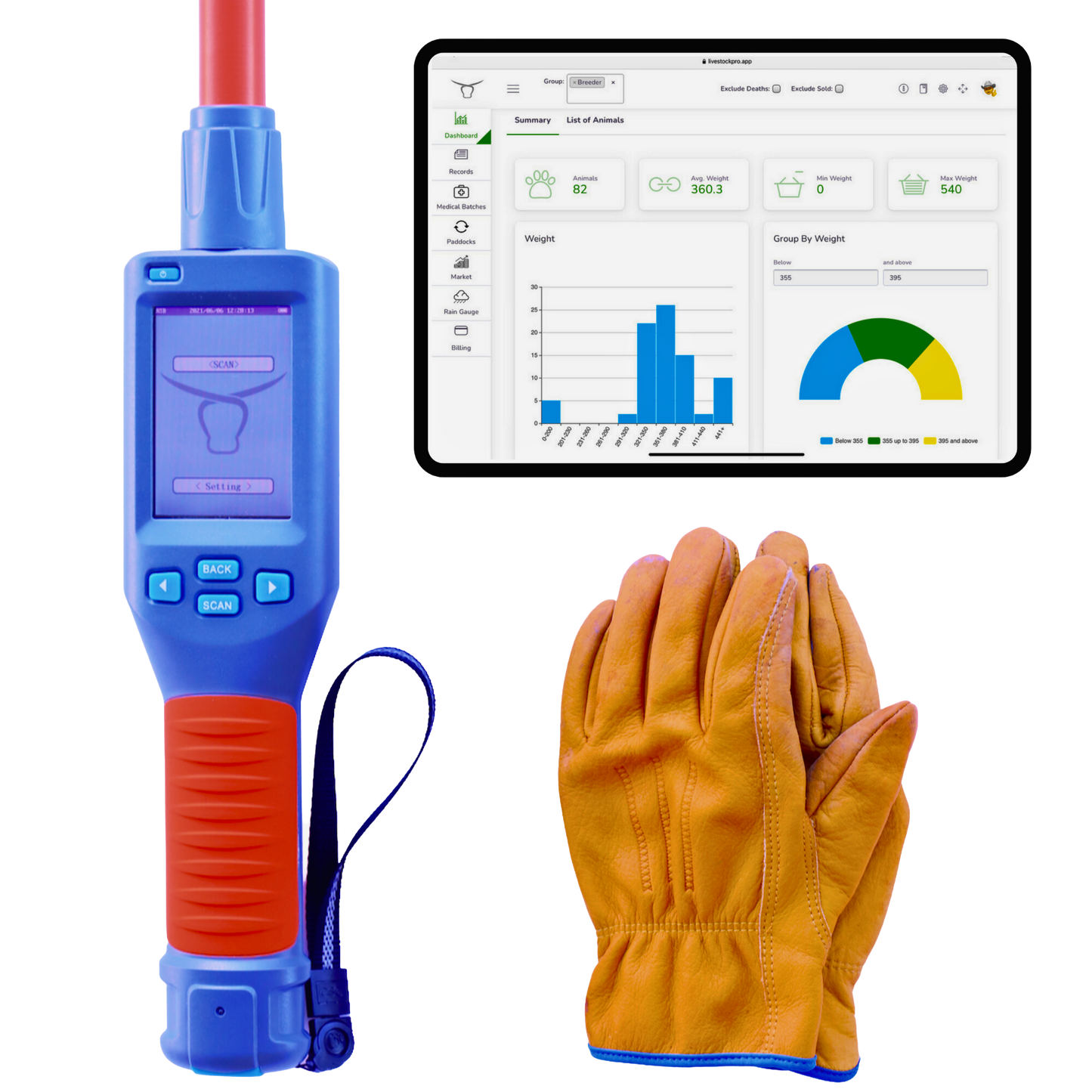 Heavy Duty NLIS Tag Reader